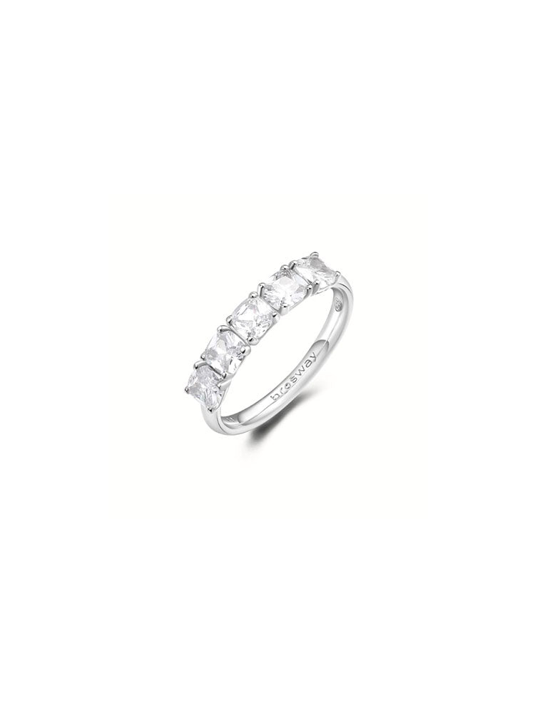 ANELLO DONNA FANCY IN ARGENTO CON ZIRCONI BIANCHI MISURA 12 BROSWAY