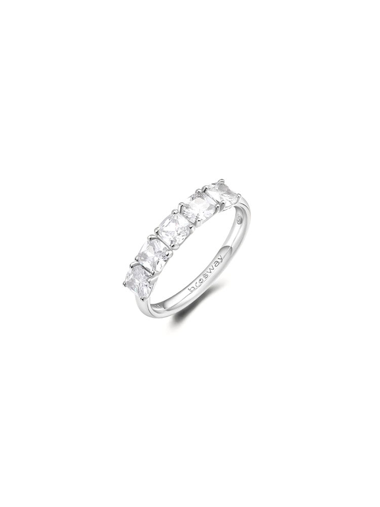 ANELLO DONNA IN ARGENTO CON ZIRCONI BIANCHI FANCY MISURA 18 BROSWAY