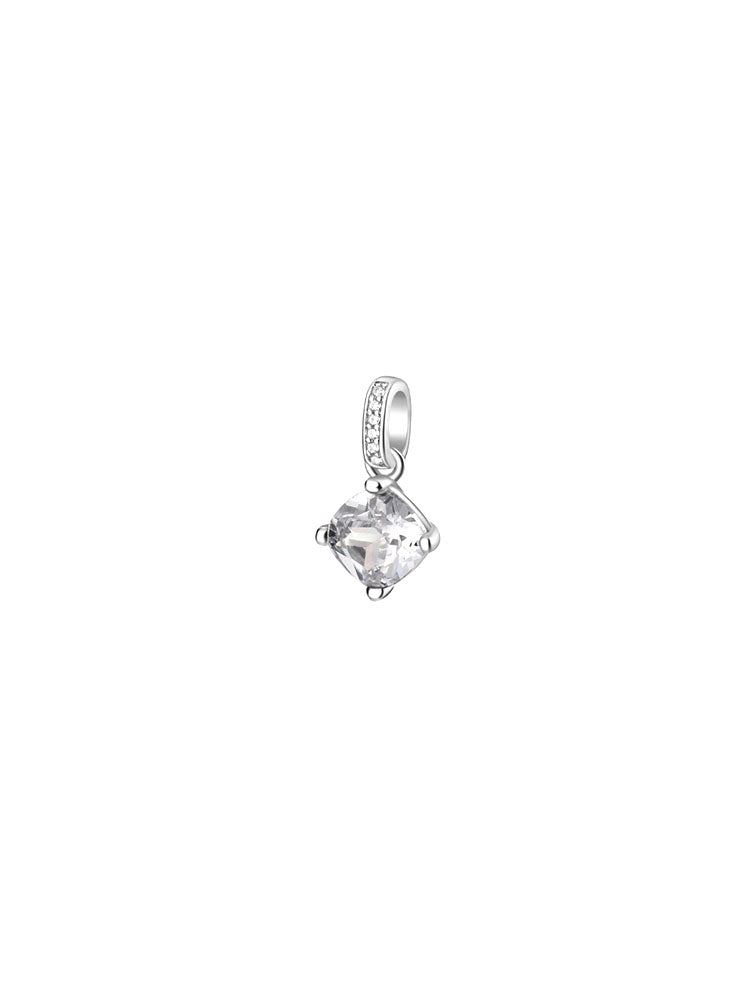 CHARM DONNA PENDENTE FANCY IN ARGENTO CON ZIRCONI BIANCHI BROSWAY