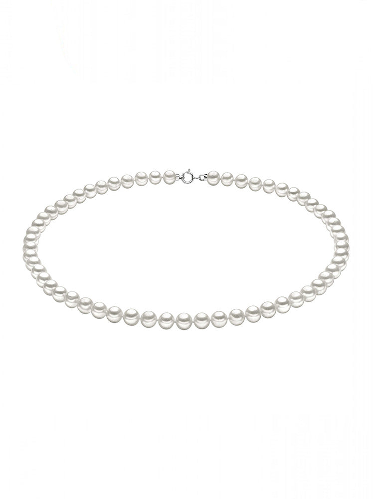 COLLANA DONNA DI PERLE IN ORO BIANCO COMETE GIOIELLI