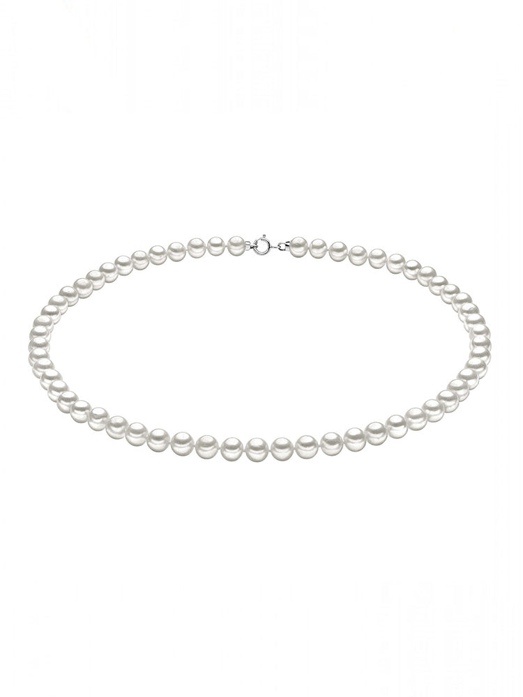 COLLANA DONNA DI PERLE 6/6,5 E ORO COMETE GIOIELLI