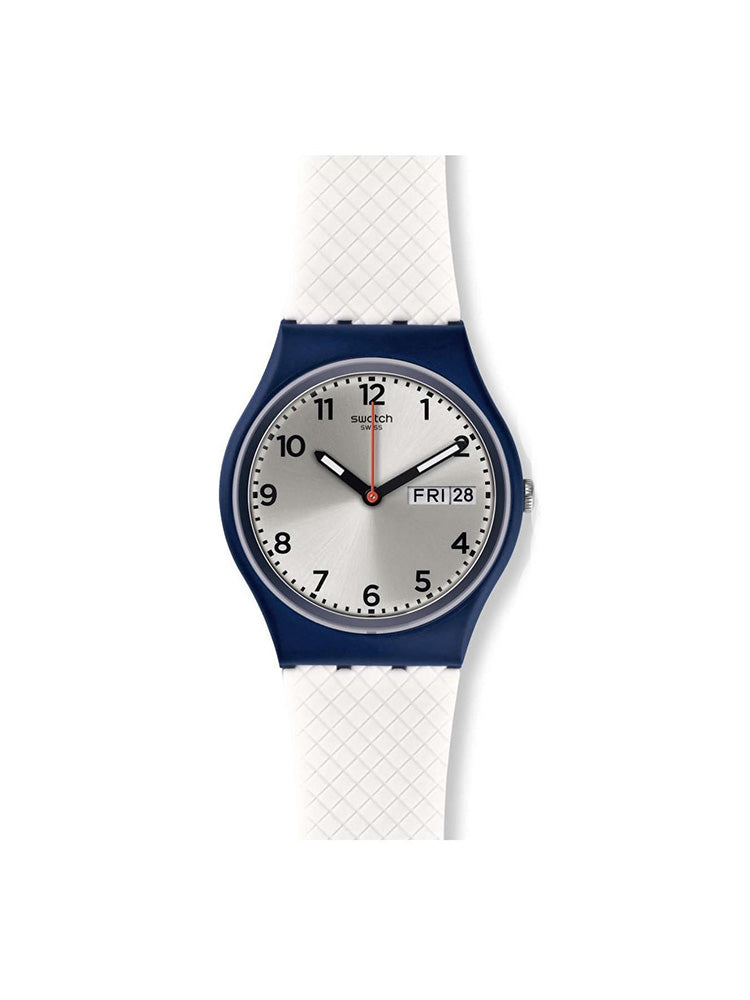 OROLOGIO UNISEX SOLO TEMPO WHITE DELIGHT SWATCH
