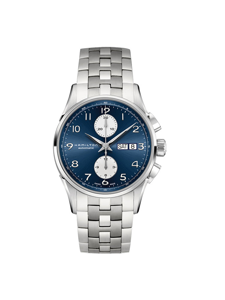 OROLOGIO UOMO MAESTRO AUTO CHRONO JAZZMASTER SILVER HAMILTON