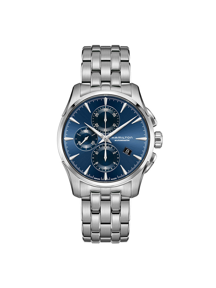 OROLOGIO UOMO AUTO CHRONO JAZZMASTER BLU HAMILTON