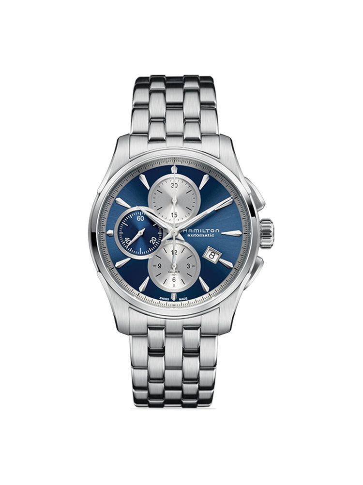 OROLOGIO UOMO AUTO CHRONO JAZZMASTER BLU HAMILTON