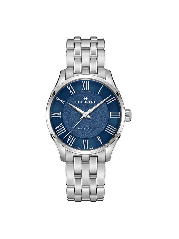 OROLOGIO UOMO AUTO JAZZMASTER BLU HAMILTON