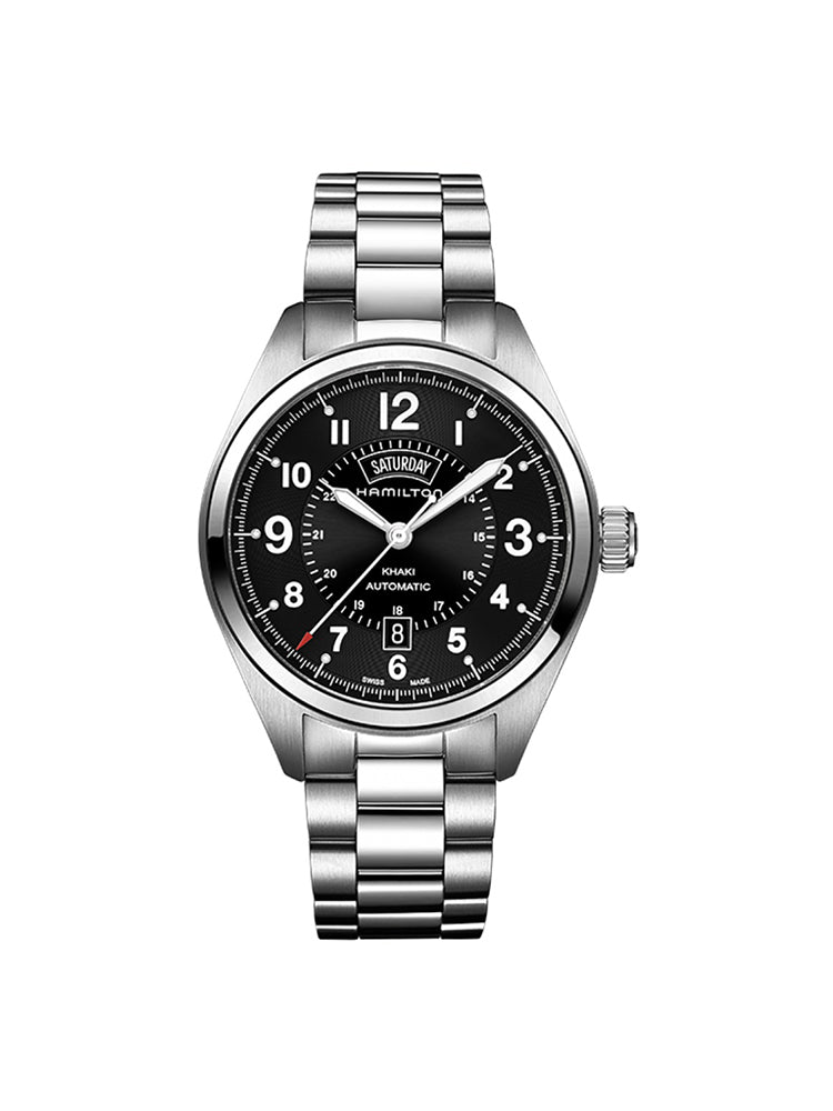 OROLOGIO UOMO AUTO KHAKI FIELD DAY DATE HAMILTON