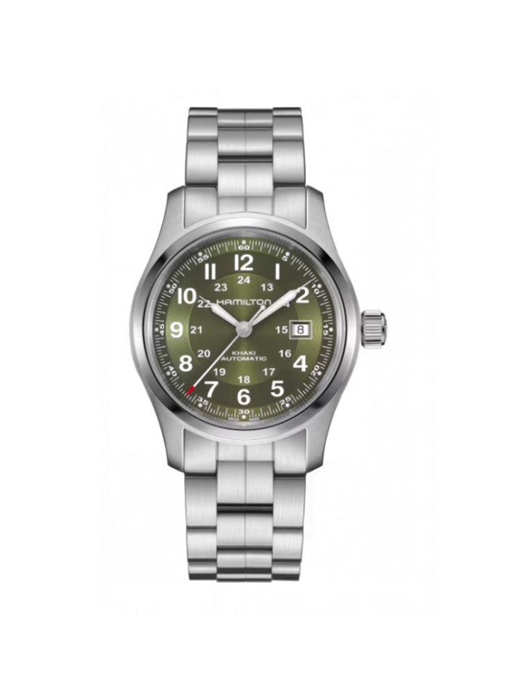 OROLOGIO UOMO KHAKI FIELD AUTOMATICO 42 MM IN ACCIAIO HAMILTON