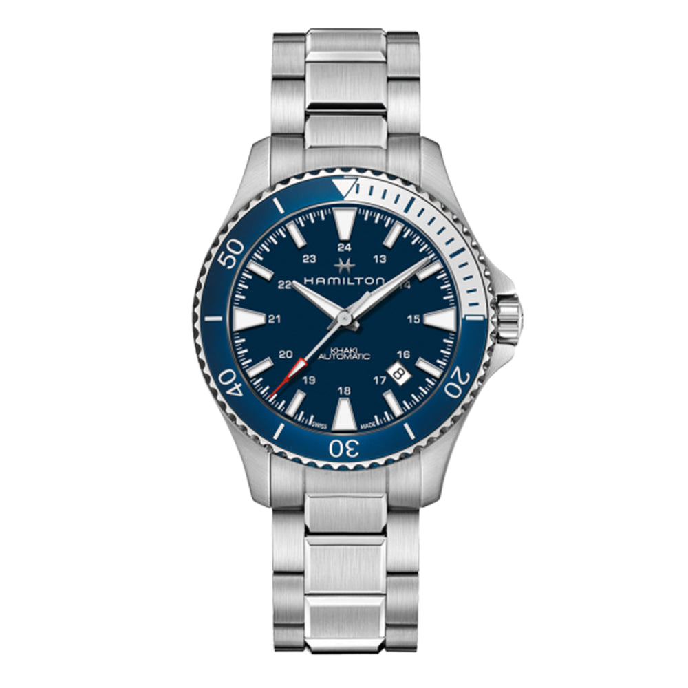 OROLOGIO UOMO KHAKI NAVY SCUBA AUTO BLU HAMILTON