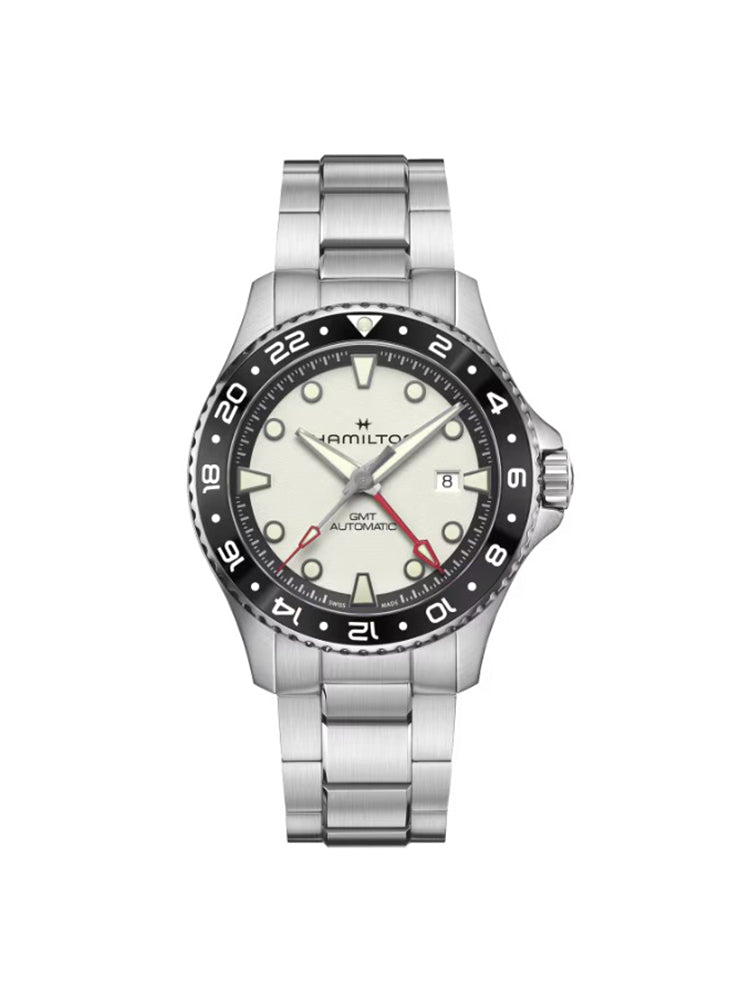 OROLOGIO UOMO KHAKI NAVY SCUBA GMT AUTOMATICO 43 MM HAMILTON