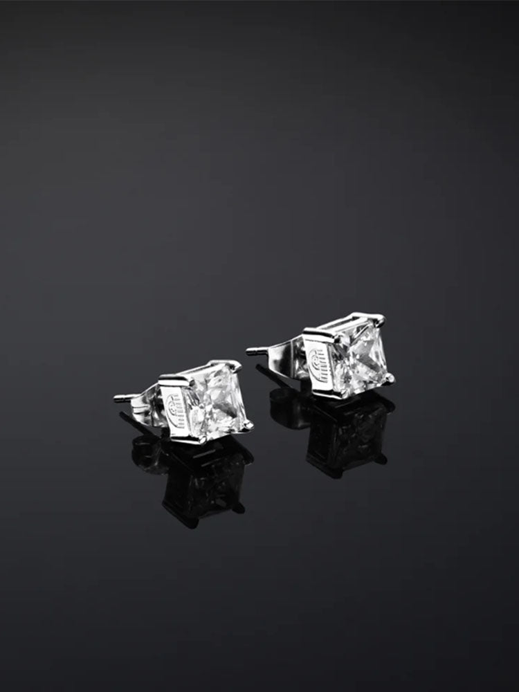 ORECCHINI DONNA PUNTI LUCE GRANDI IN ACCIAIO E ZIRCONE BIANCO CHIARA FERRAGNI