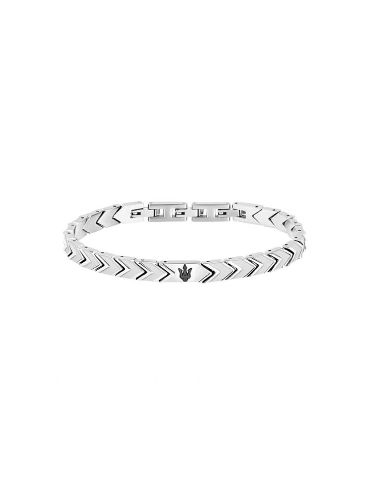 BRACCIALE UOMO IN ACCIAIO MASERATI