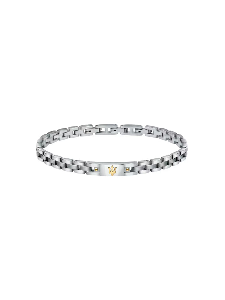 BRACCIALE UOMO IN ACCIAIO CON MAGLIA JUBILEE MASERATI