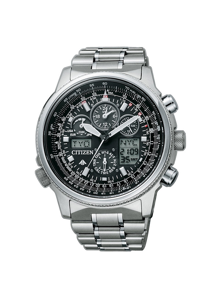 OROLOGIO UOMO CHRONO RADIOCONTROLLATO SUPER PILOT CITIZEN