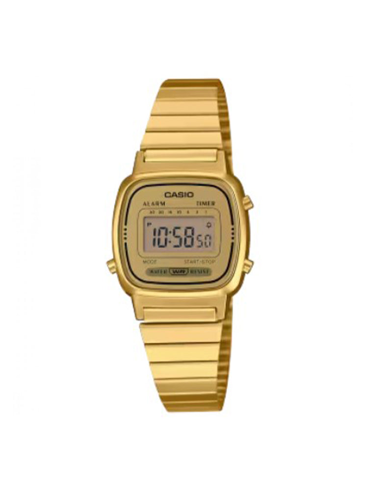 OROLOGIO DONNA DIGITALE MINI ON ACCIAIO DORATO CASIO