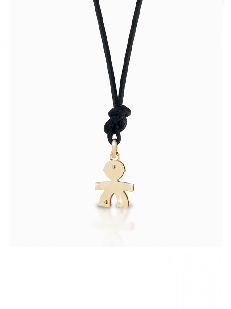 COLLANA BIMBO PICCOLA ORO GIALLO CON LACCETTO LE BEBE'