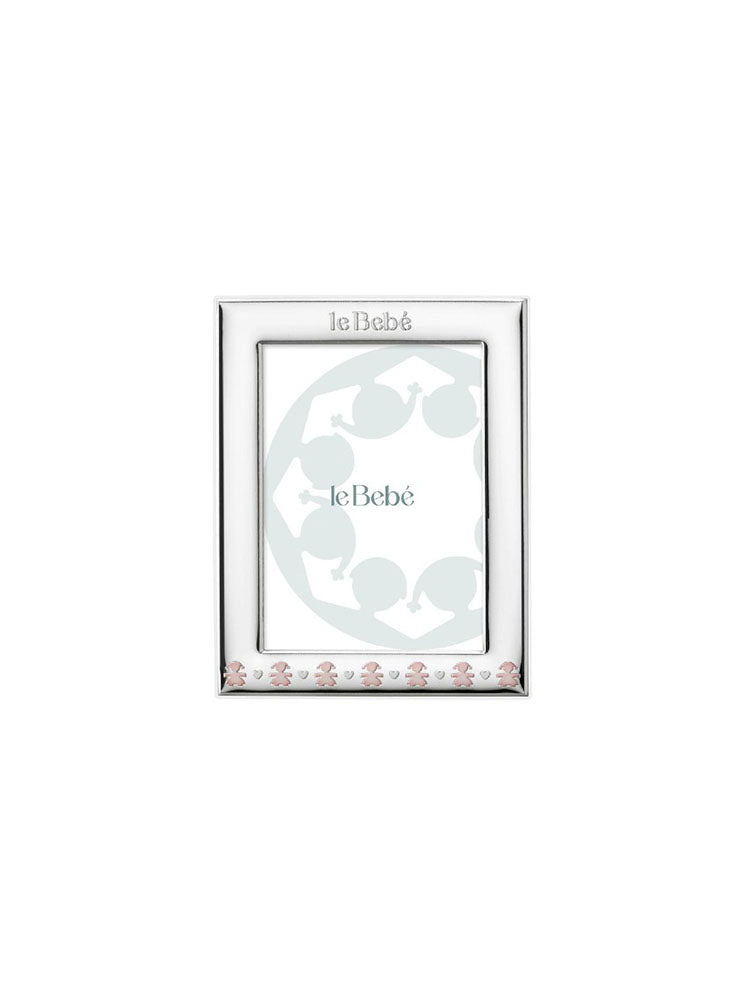 CORNICE PORTAFOTO BIMBA IN ARGENTO 13X18 LE BEBE'