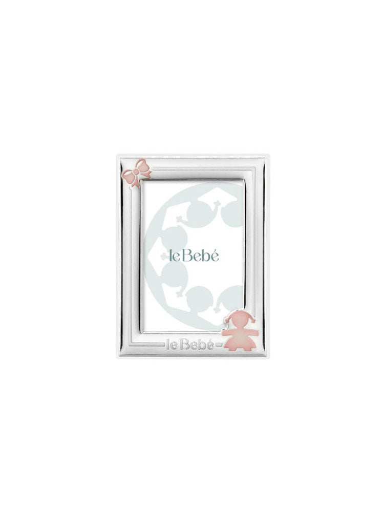 CORNICE PORTAFOTO BIMBA IN ARGENTO 10X15 LE BEBE'