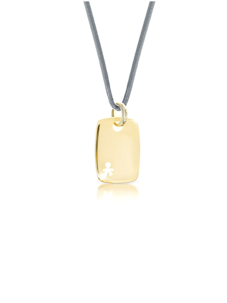 COLLANA UOMO CLASSICO BIMBO ORO GIALLO LE BEBE'