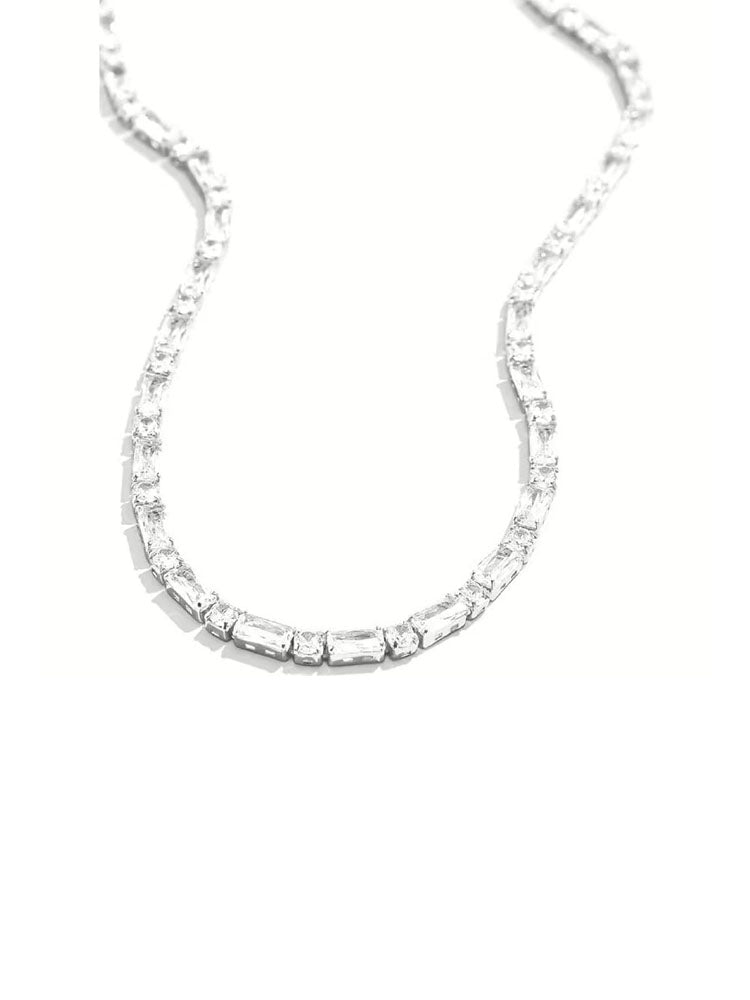 BRACCIALE DONNA TENNIS IN ACCIAIO SILVER CON ZIRCONI BIANCHI COLLEZIONE ESSENTIAL LIU JO
