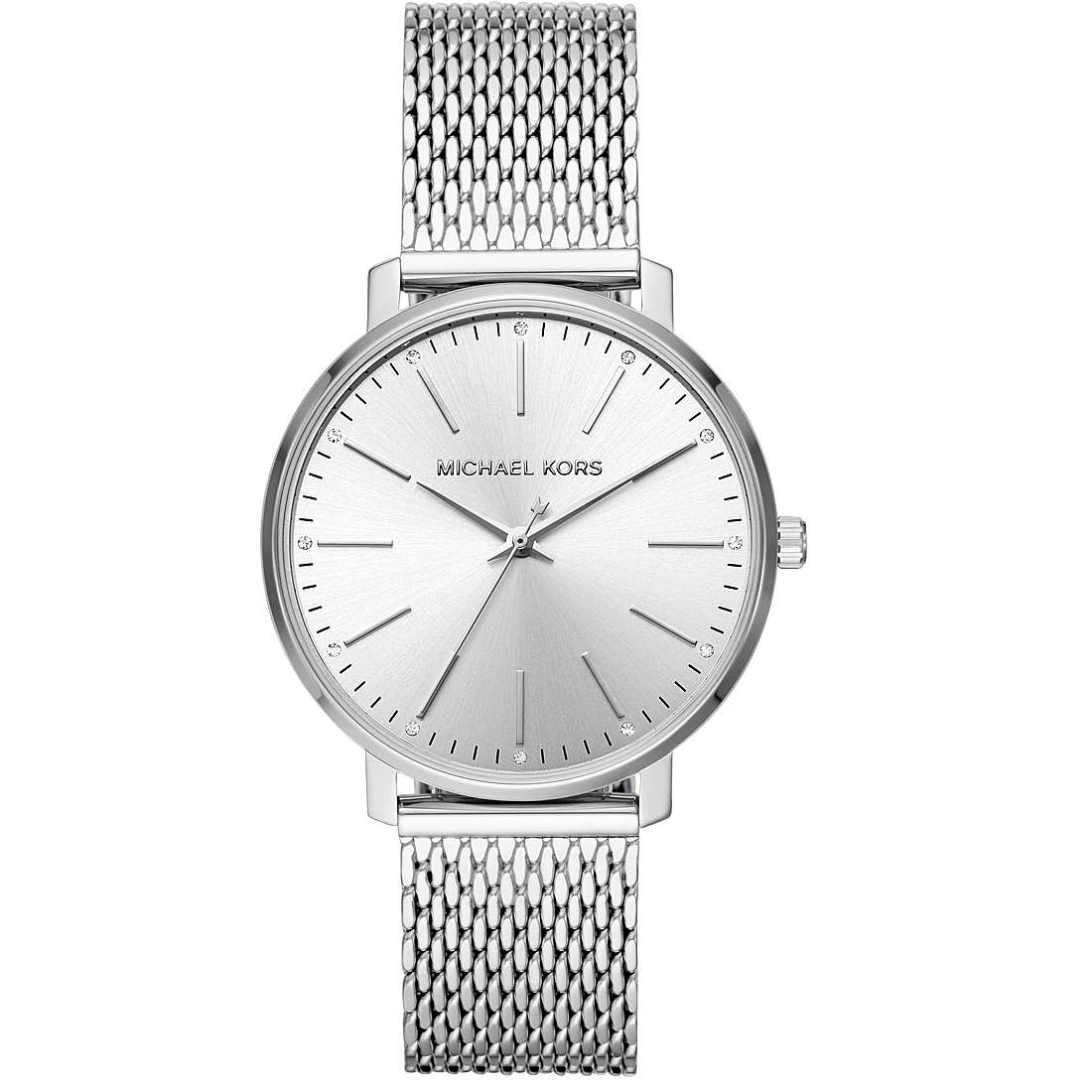 OROLOGIO DONNA SOLO TEMPO PYPER MESH SILVER MICHAEL KORS