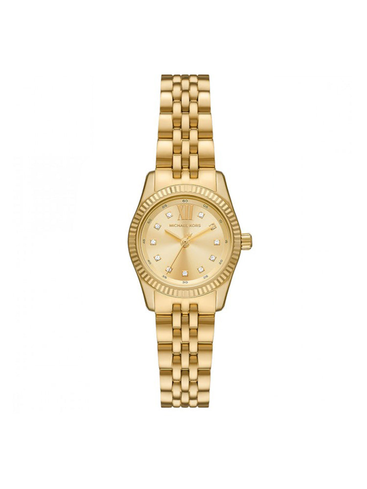 OROLOGIO DONNA SOLO TEMPO LEXINGTON IN ACCIAIO COLOR ORO GIALLO MICHAEL KORS
