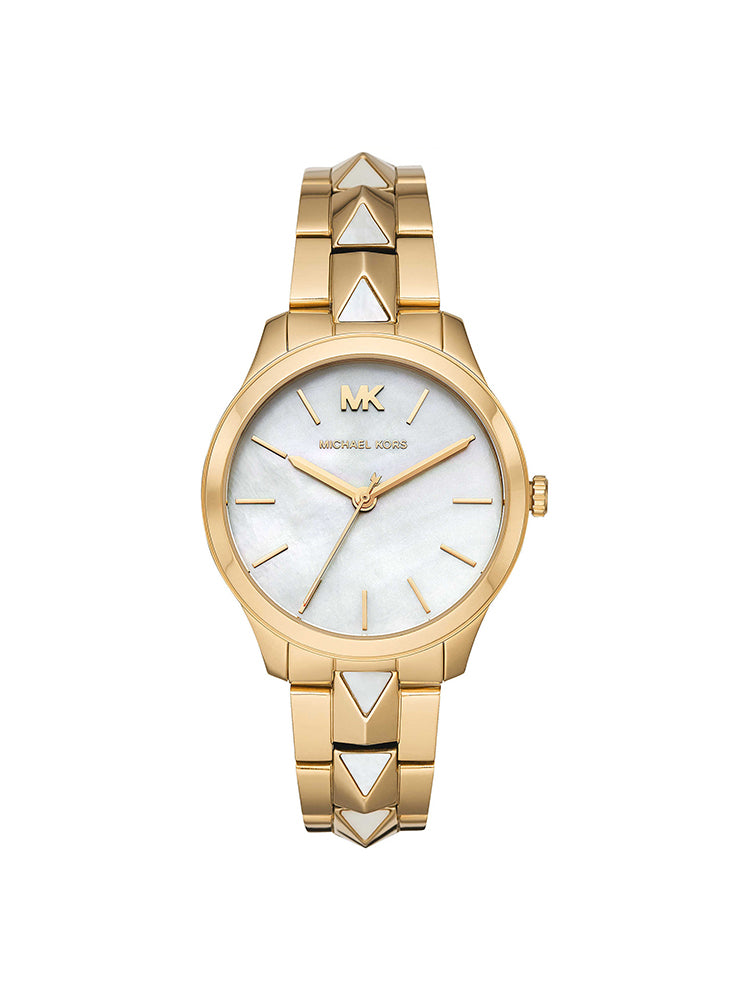 OROLOGIO DONNA SOLO TEMPO RUNWAY DORATO MICHAEL KORS