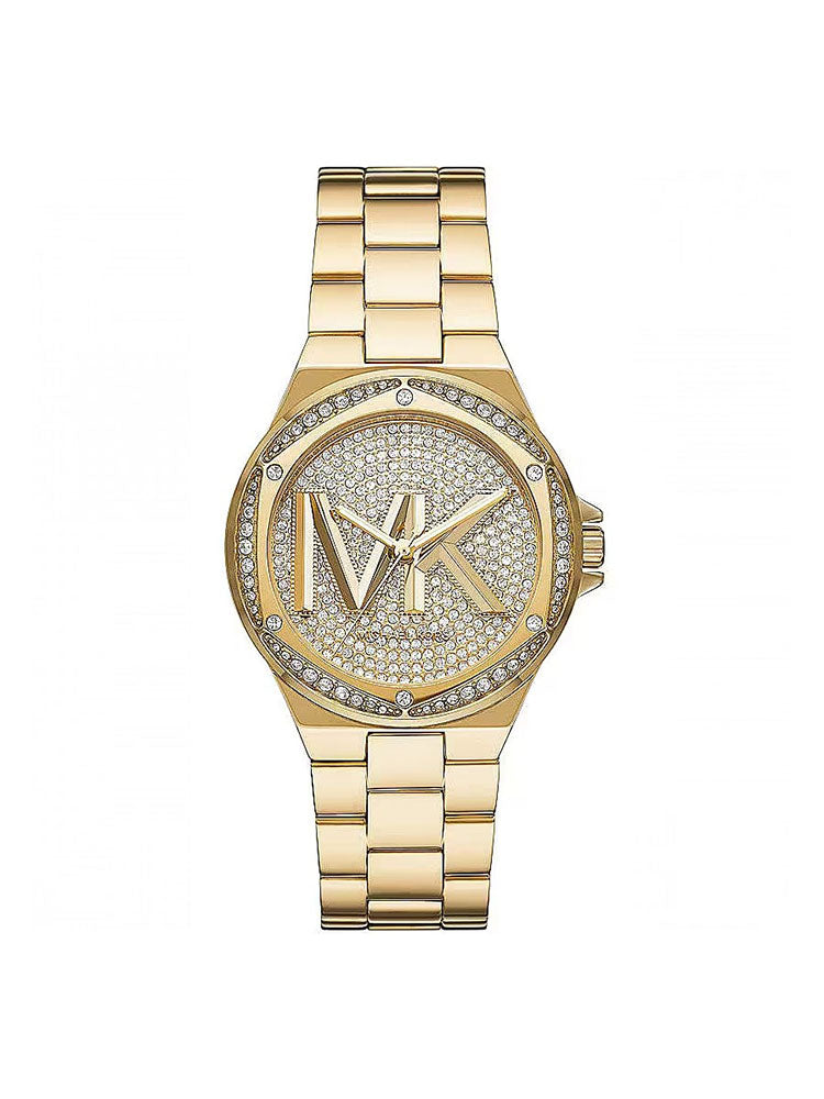 OROLOGIO DONNA AL QUARZO LENNOX COLOR ORO GIALLO E PAVÈ MICHAEL KORS