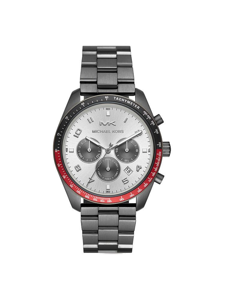OROLOGIO UOMO CRONOGRAFO KEATON IN ACCIAIO CANNA DI FUCILE MICHAEL KORS