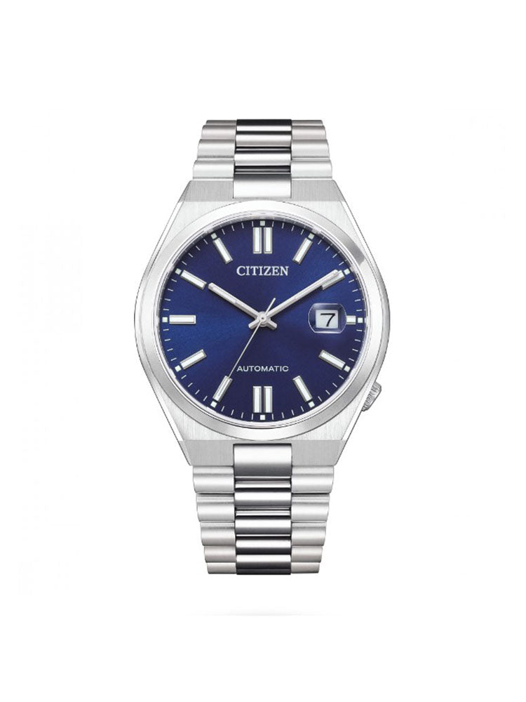 OROLOGIO UOMO AUTOMATICO IN ACCIAIO CON QUADRANTE BLU CITIZEN