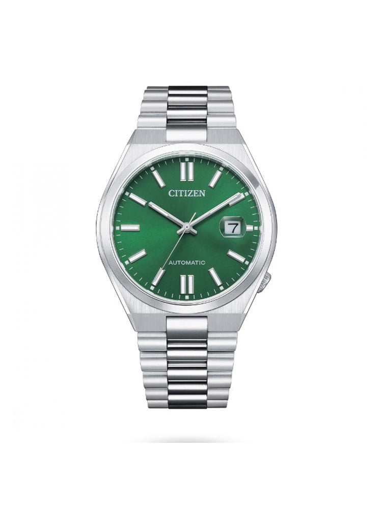 OROLOGIO UOMO AUTOMATICO TSUYOSA CON QUADRANTE VERDE CITIZEN