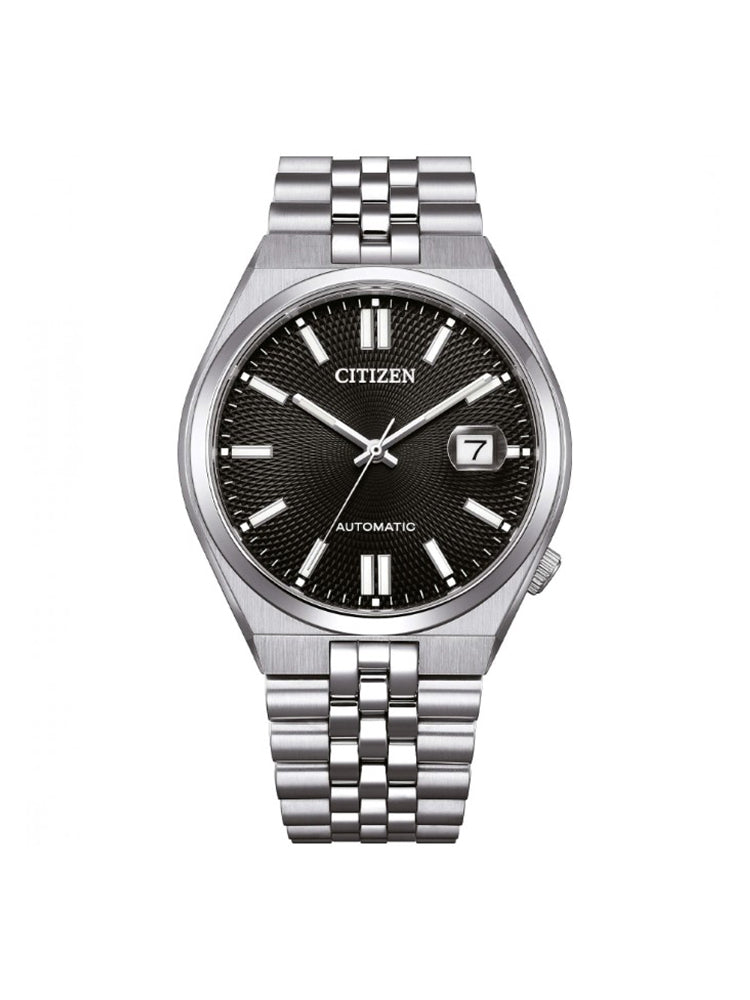 OROLOGIO UOMO TSUYOSA AUTOMATICO CON QUADRANTE NERO CITIZEN
