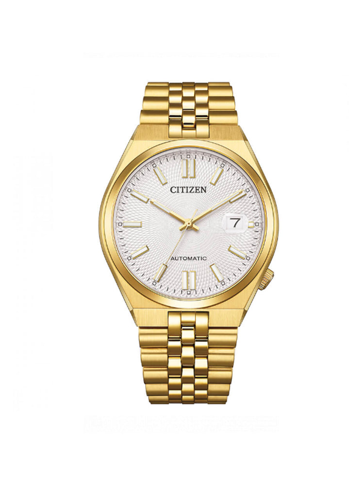 OROLOGIO UOMO AUTOMATICO TSUYOSA 60 IN ACCIAIO DORATO CITIZEN