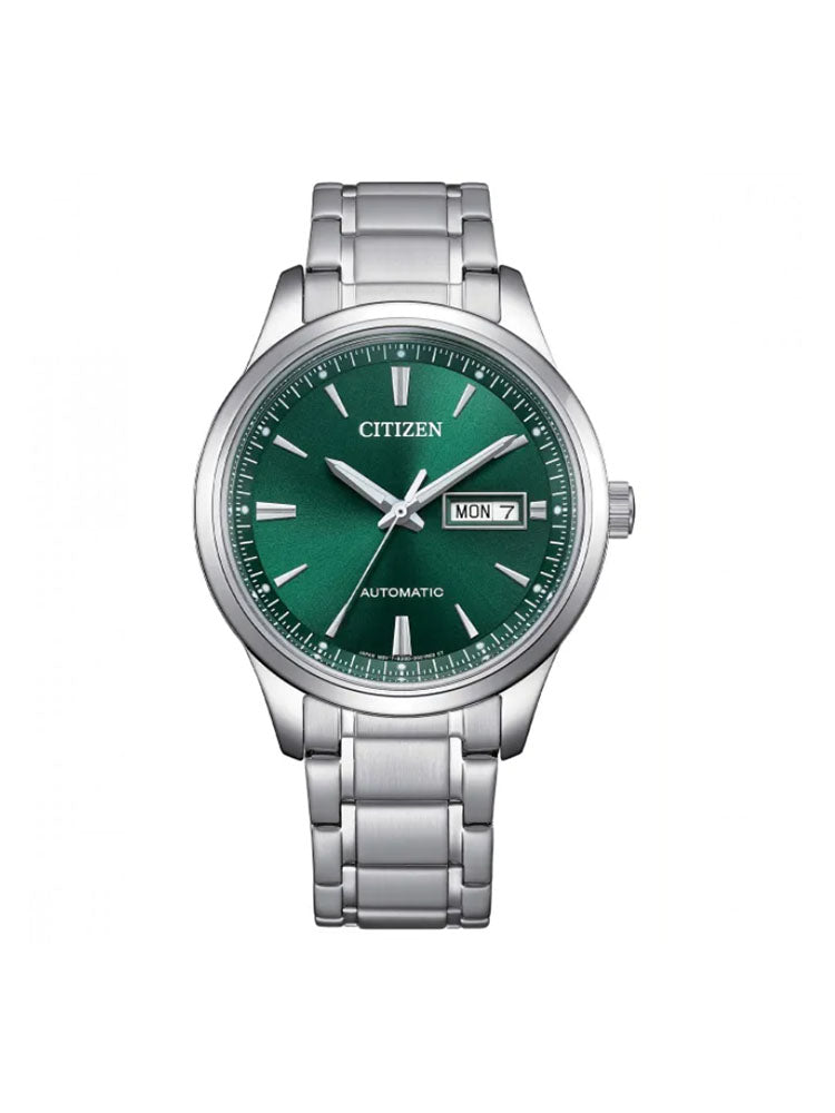 OROLOGIO UOMO AUTOMATICO SOLO TEMPO CON QUADRANTE VERDE CITIZEN