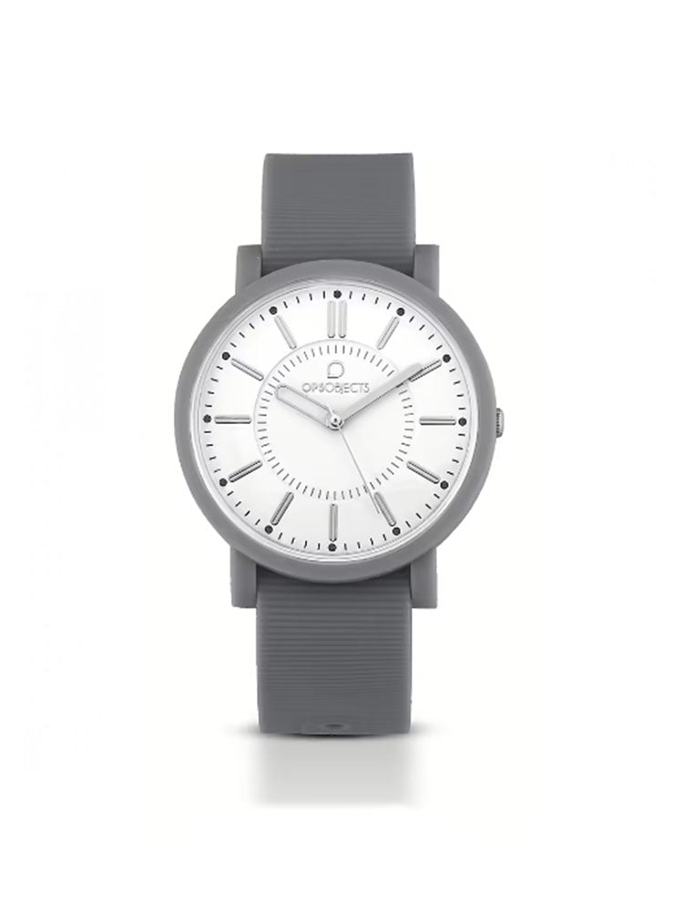 OROLOGIO DONNA SOLO TEMPO IN SILICONE POSH GRIGIO OPS