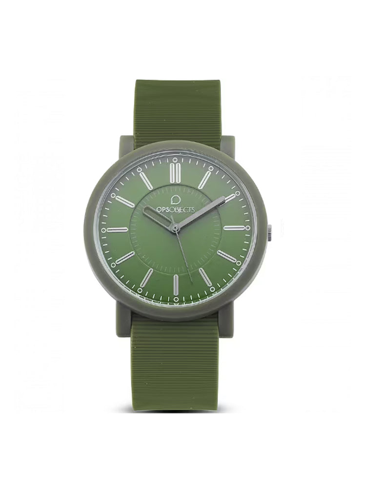 OROLOGIO UNISEX IN SILICONE SOLO TEMPO VERDE OPS