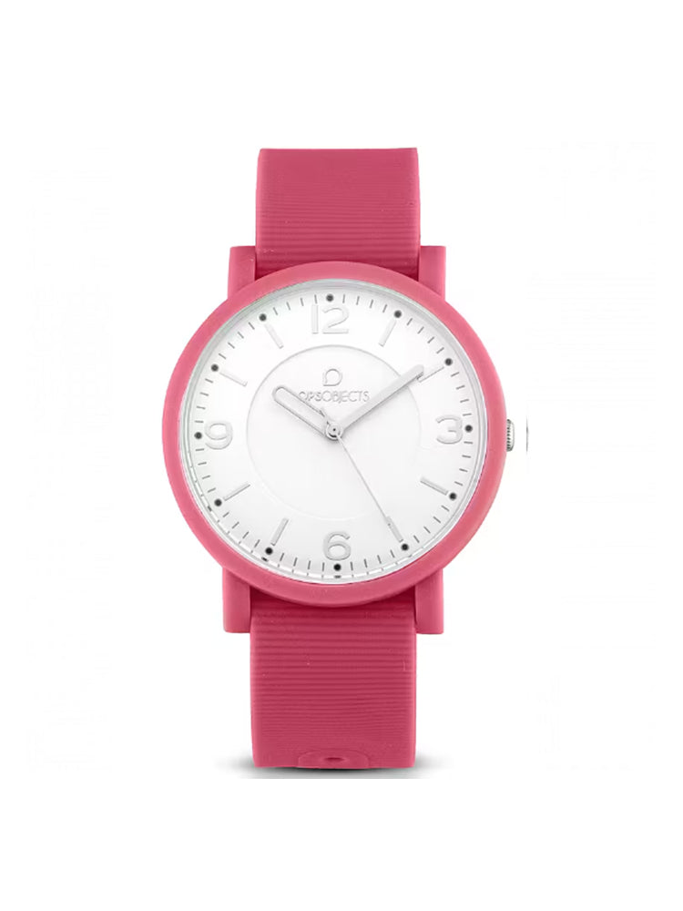 OROLOGIO DONNA IN SILICONE SOLO TEMPO ROSA OPS