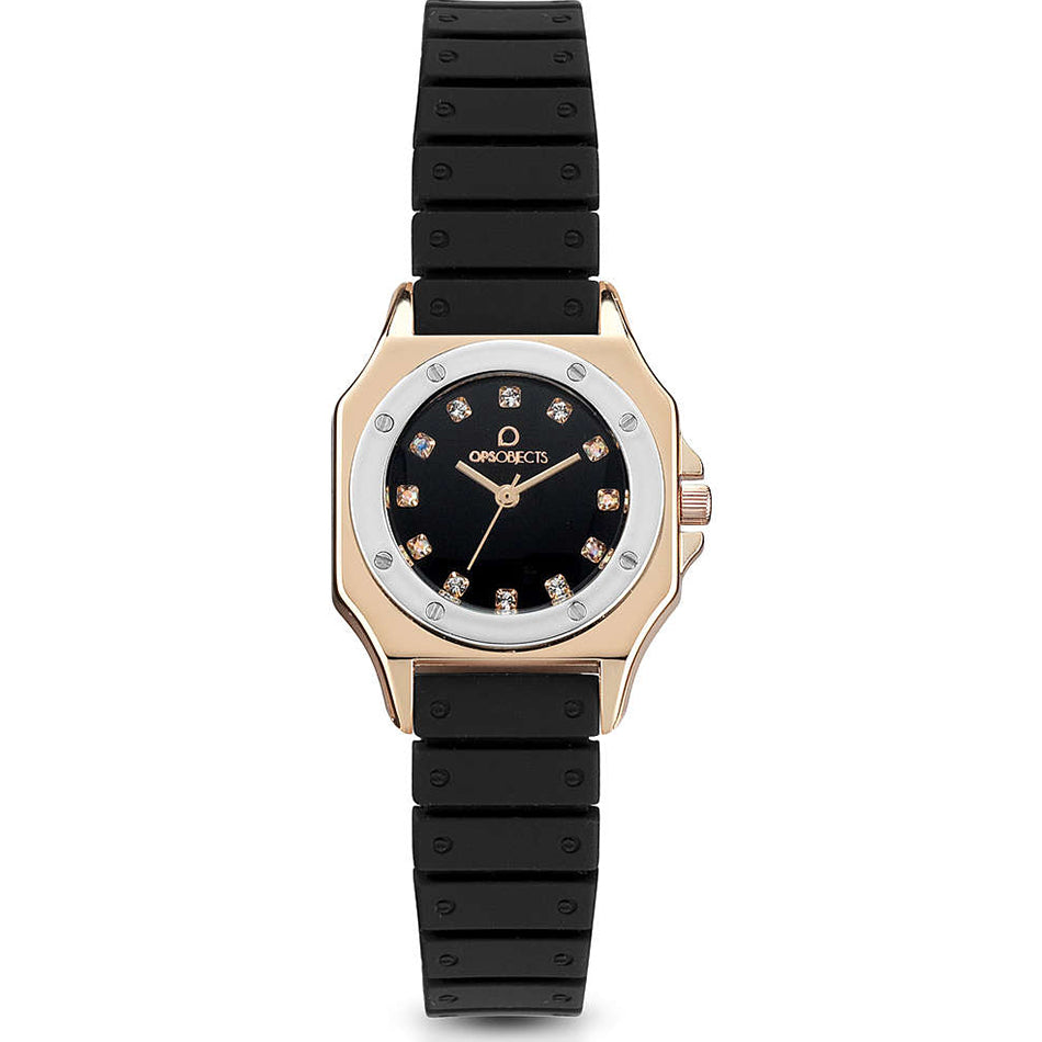 OROLOGIO DONNA SOLO TEMPO PARIS STONE BLACK OPS