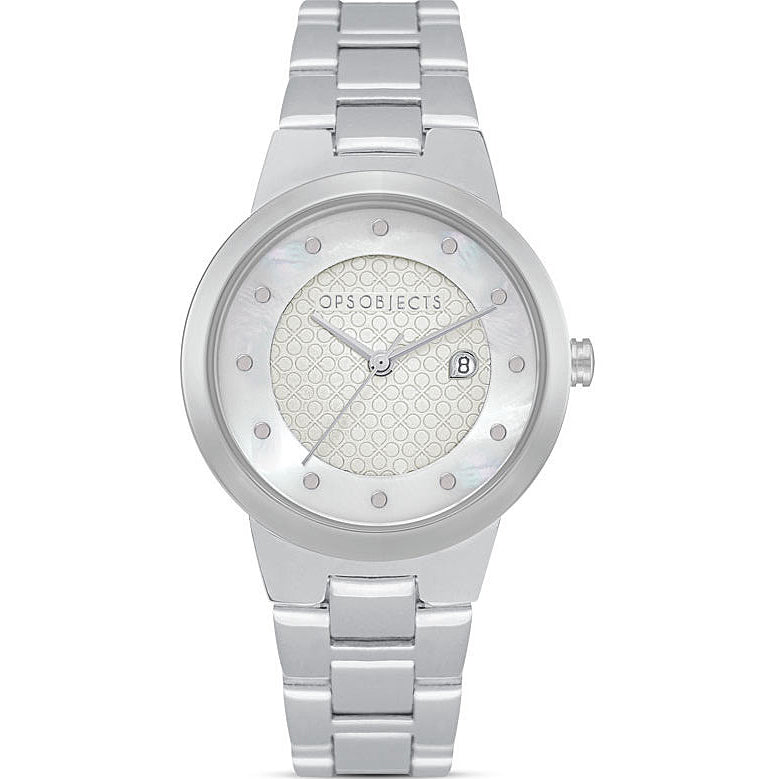 OROLOGIO DONNA SOLO TEMPO IN ACCIAIO SILVER OPS