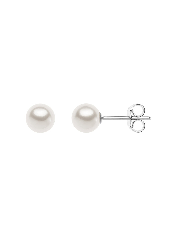 ORECCHINI DONNA DI PERLE IN ORO BIANCO COMETE GIOIELLI