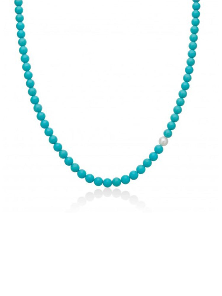 COLLANA DONNA GIROCOLLO IN PASTA DI TURCHESE MILUNA