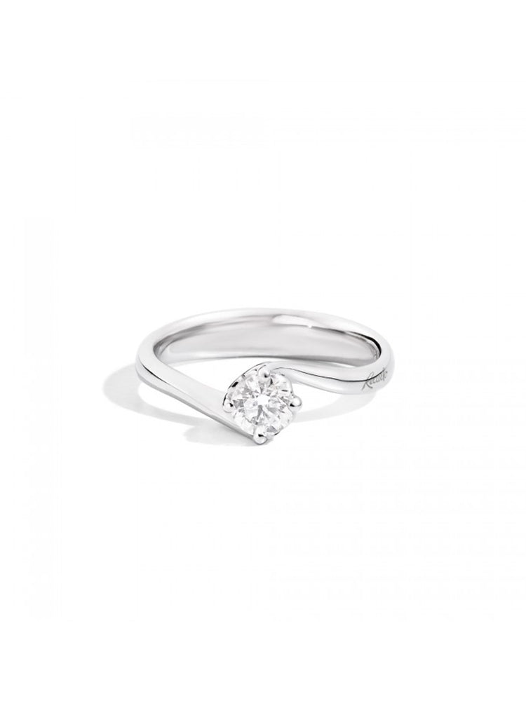 ANELLO DONNA ANNIVERSARY SOLITARIO IN ORO 0,36 CT RECARLO