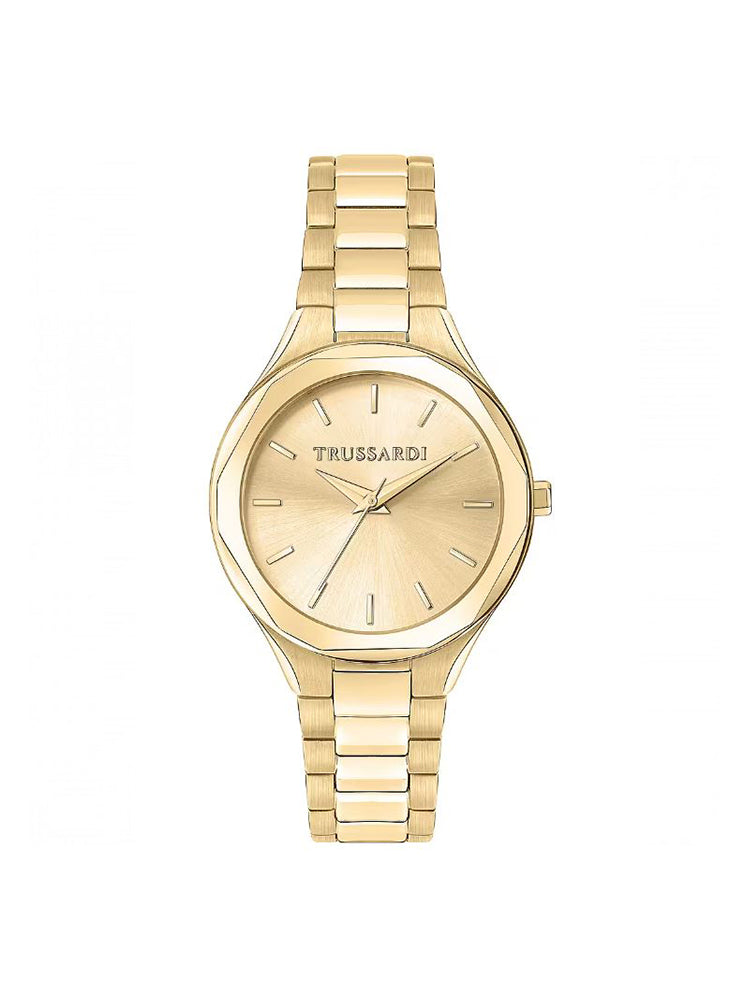 OROLOGIO DONNA SMALL WRIST IN ACCIAIO DORATO TRUSSARDI