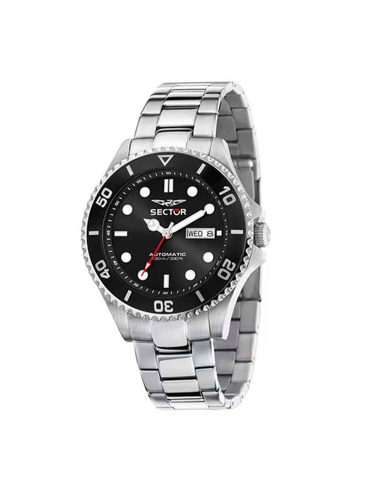 OROLOGIO UOMO AUTOMATICO 230 CON QUADRANTE NERO SECTOR