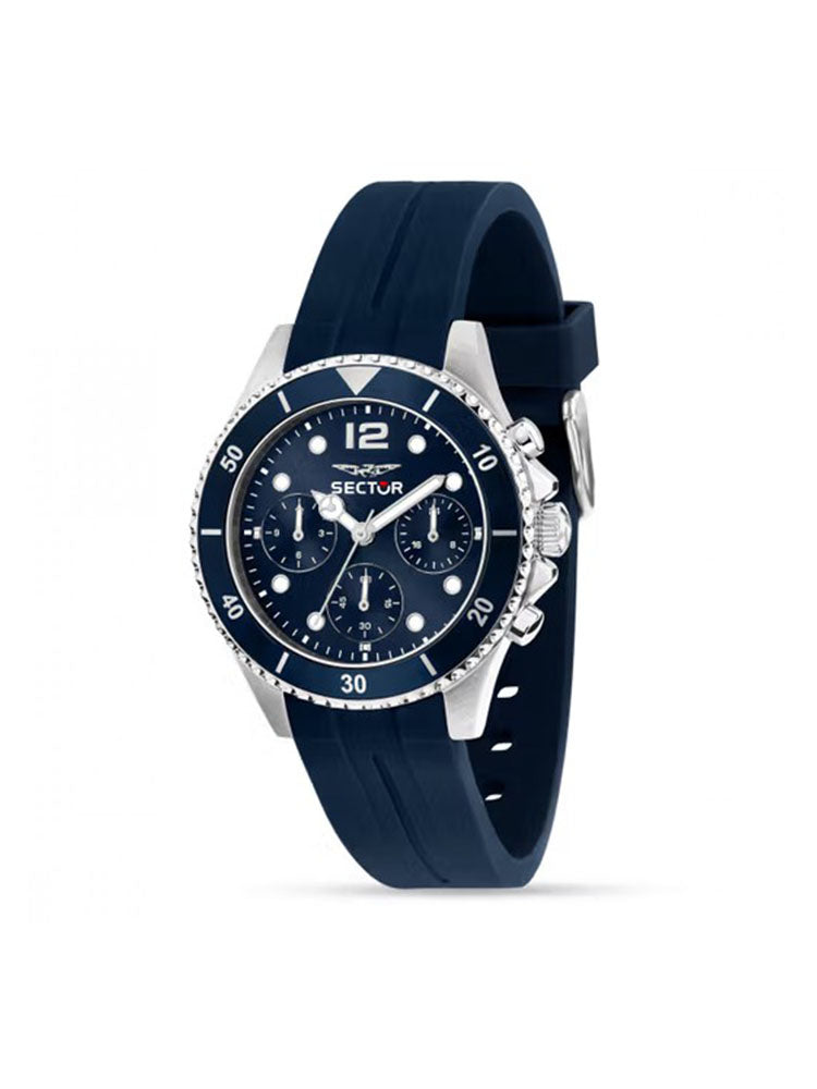 OROLOGIO UOMO MULTIFUNZIONE 230 CON CINTURINO IN SILICONE BLU SECTOR