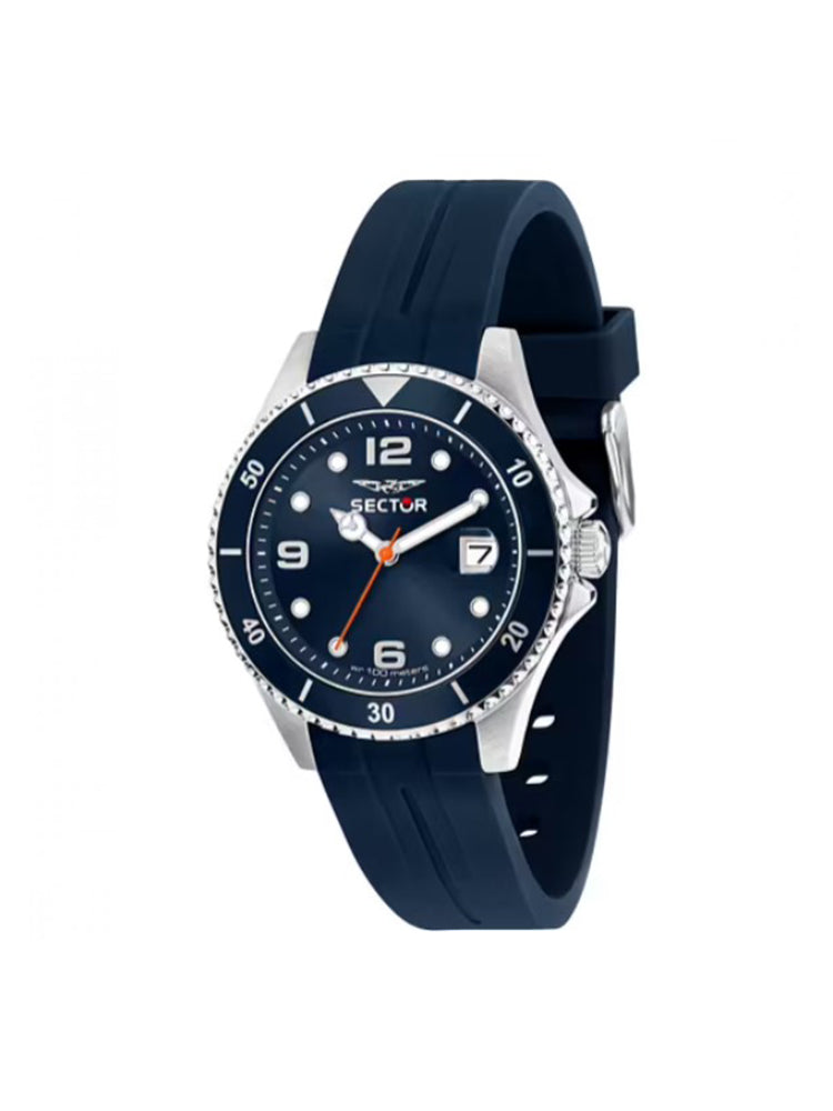 OROLOGIO UOMO SOLO TEMPO IN SILICONE BLU SECTOR