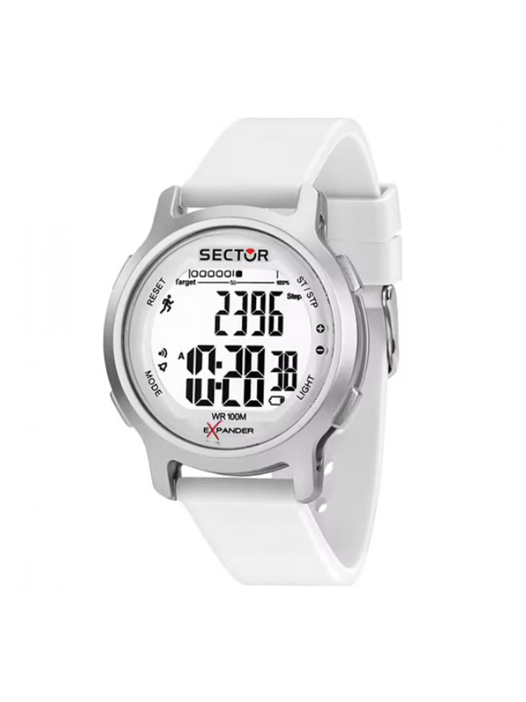 OROLOGIO UOMO EX-27 DIGITALE IN SILICONE BIANCO SECTOR