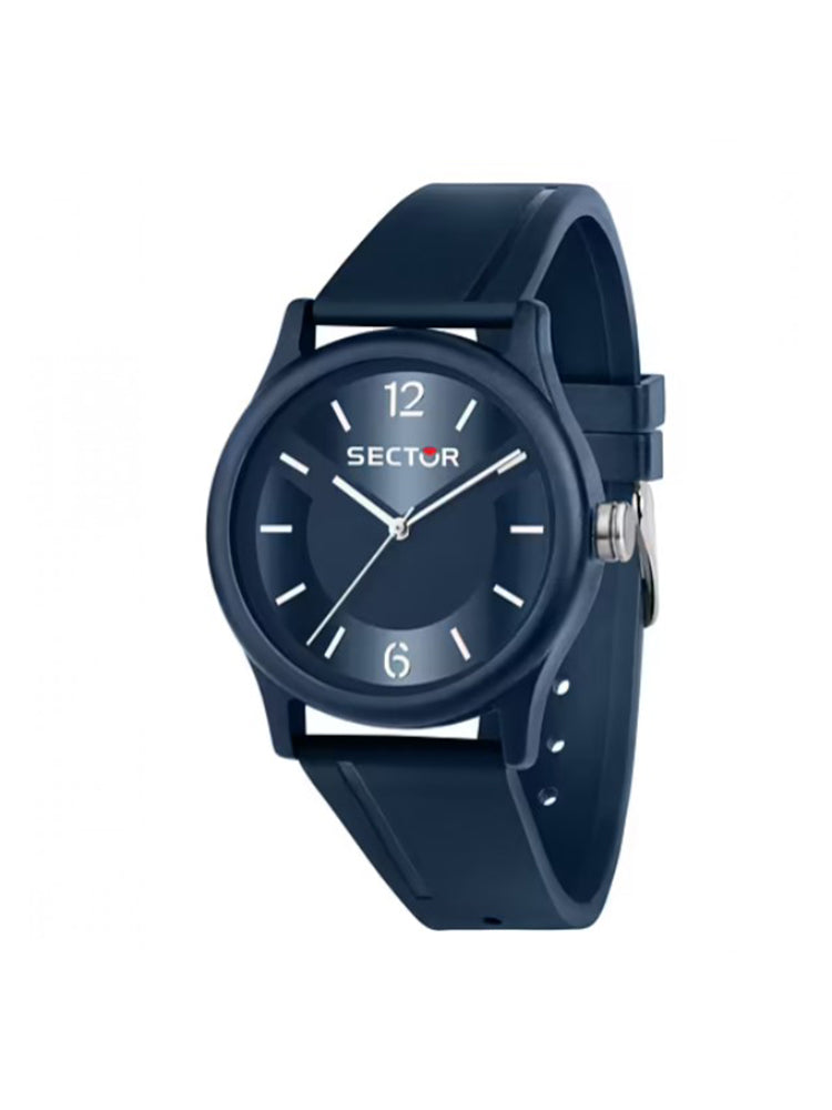 OROLOGIO UOMO EX-Q SOLO TEMPO IN SILICONE BLU SECTOR
