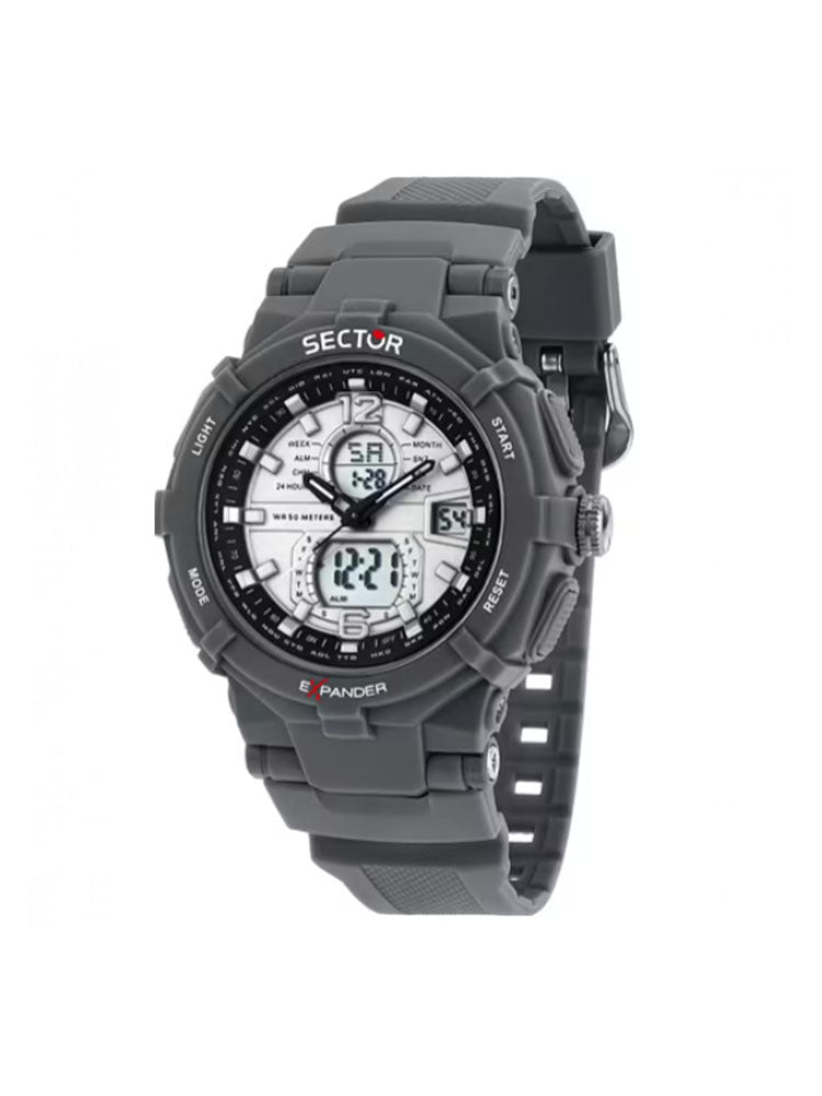 OROLOGIO UOMO EX-09 IN SILICONE GRIGIO SECTOR