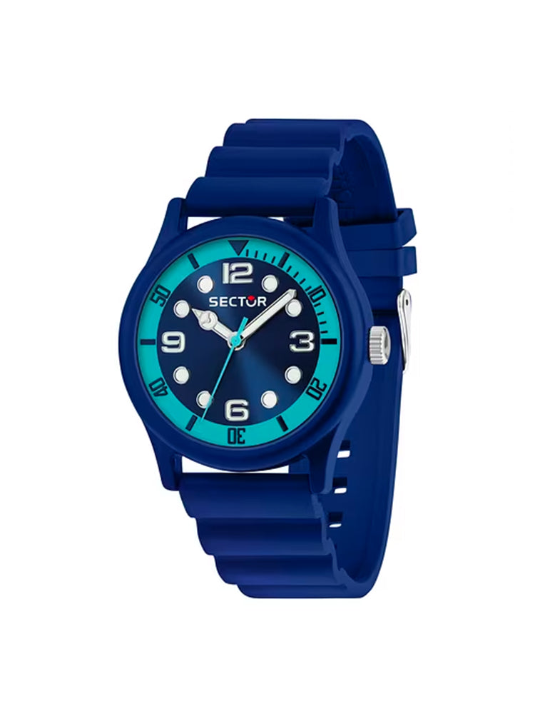 OROLOGIO UOMO SOLO TEMPO H2O IN SILICONE BLU SECTOR